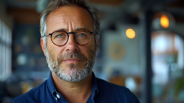 Sophisticated Business Consultant with a Calming and Trustworthy Presence