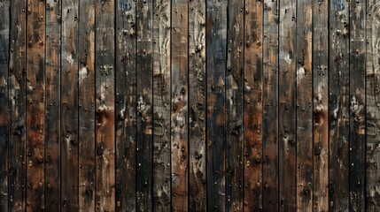 Wooden fence and fire hydrant close-up