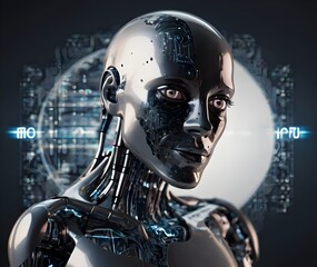 AI Artificial intelligence concept