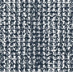 Texture in the form of rows of strong distortions, or imitation of a noisy surface.