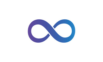 The infinity symbol. Mathematical symbol. Endless infinity sign. Vector illustration.