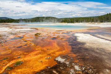 Black Sand Basin, Yellowstone, Wyoming...