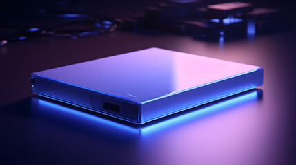 External hard drive icon 3d