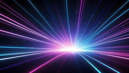 Dynamic Digital Business Presentations of Abstract Light and Shadow Patterns