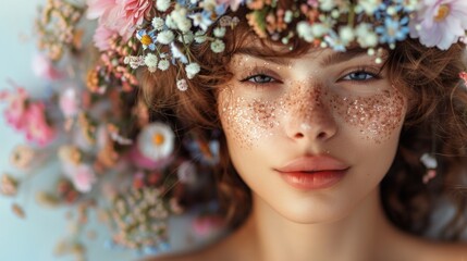 Immerse yourself in the world of beauty with our stock photos, capturing the essence of femininity and self-expression.