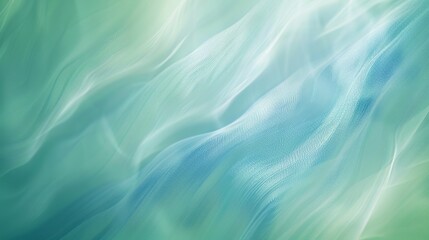 Aqua Harmony: A Vivid Blue Background with Flowing Green Watercolor, Blending Colors of Serenity