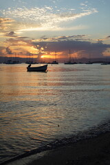 Fototapeta premium Por do Sol em Santo Antônio de Lisboa Florianópolis