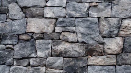 Chaotic pile of slate rock fragments creating a richly textured surface ideal for backgrounds.