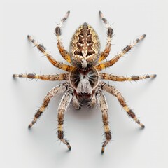 spider on white background