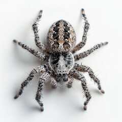 spider on white background