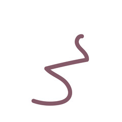 Abstract Squiggly Line Vector