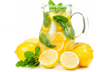 Fototapeta premium Jug of summer lemonade