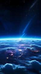 Fototapeta premium View of the Earth from space