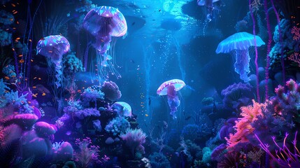 Immerse viewers in an otherworldly