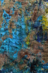 
multicolored art background painted on fabric