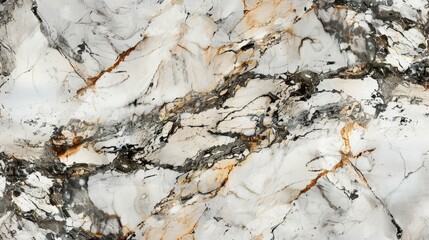 Close-up of marble surface with black and white pattern