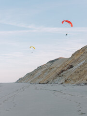Paragliders in Cape Cod
