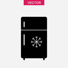 Fridge icon,  Refrigerator symbol flat trendy style illustration for web and app..eps