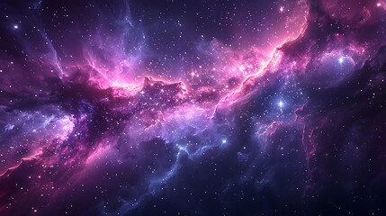 Naklejka premium Dive into the depths of space with a dynamic abstract composition of black and dark purple diagonal layers, representing the dark void of the cosmos, sprinkled with stars and decorated