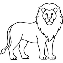 illustration of a lion