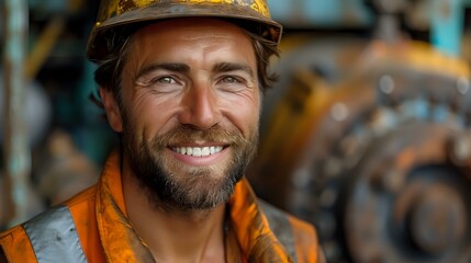 Portrait of a warm and approachable man in professional safety attire