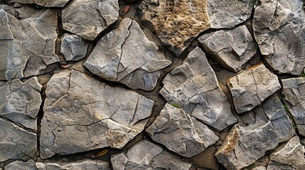 Fototapeta premium Rugged stone pattern Nature s intricate mosaic