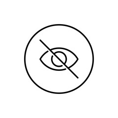 Sensitive content symbol icon. Social media element