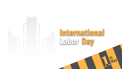 vector background design for international labor day celebrations with a minimalist theme