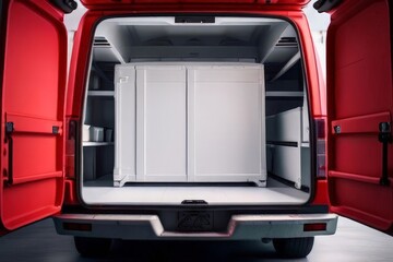 the car big trunk open view.