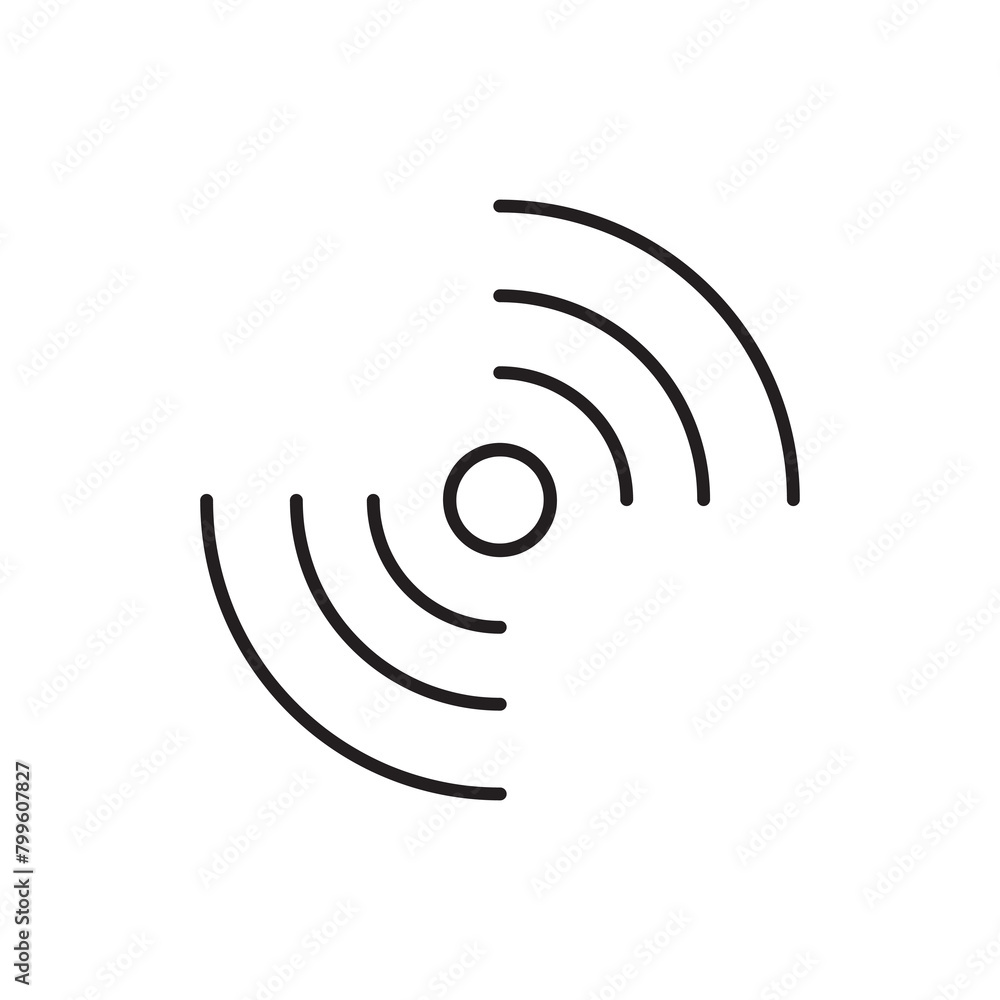 Poster wifi signal vector icon simple flat trendy style illustration for web and app..eps