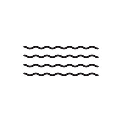 wave icon. sign simple flat trendy style illustration for web and app..eps