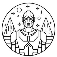 soldier with mask and helmet futuristic cybernetic Latest and Premium Vector Design and illustration