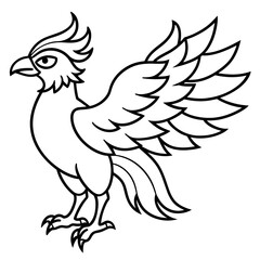 Mythical-bird-showdown-style