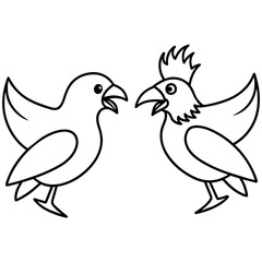 whimsical showdown bird design Latest and Premium Vector Design and illustration