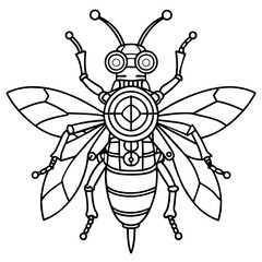 steampunk insect Latest and Premium Vector Design and illustration