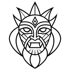 A tribal mask designs Latest and Premium Vector Design and illustration
