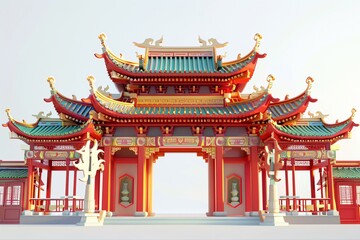 中国建筑模型
