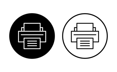 Print icon set. printer icon vector.