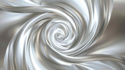 Modern abstract circle light silver background. generative AI image