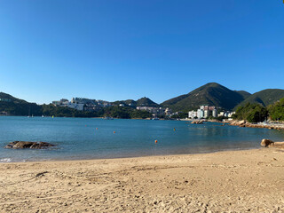 Golden Sands and Azure Waters: A Day at Summer Beach, Stanley, Hong Kong