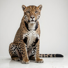 Fototapeta premium portrait of a jaguar panthera leo
