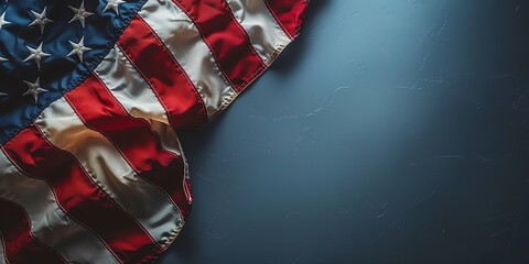 veteran day background flag american rusty, high quality photo of the American flag with space for text aspect ratio 2:1