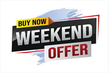Buy now weekend Special sale tag. Banner design template for marketing. Special offer promotion retail. background banner modern graphic design for advertising store shop, online store, website

