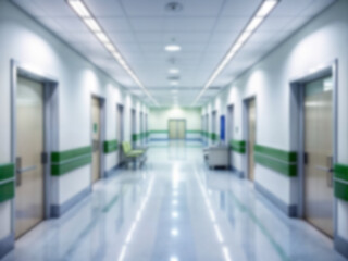 corridor in hospital corridor