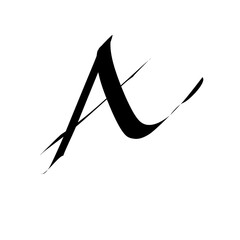 letter A logo icon