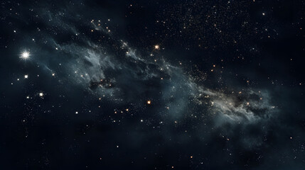 Digital dark scene with small stars abstract graphic poster web page PPT background