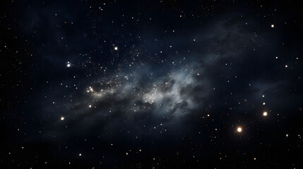 Naklejka premium Digital dark scene with small stars abstract graphic poster web page PPT background