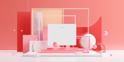 background concept for landing page colors, aspect ratio 2:1