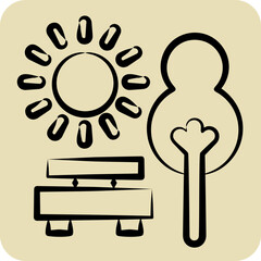 Icon Park. related to Navigation symbol. hand drawn style. simple design illustration