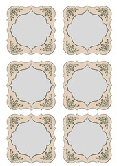 Vintage Label Series: Print-at-Home Decorative Label Designs